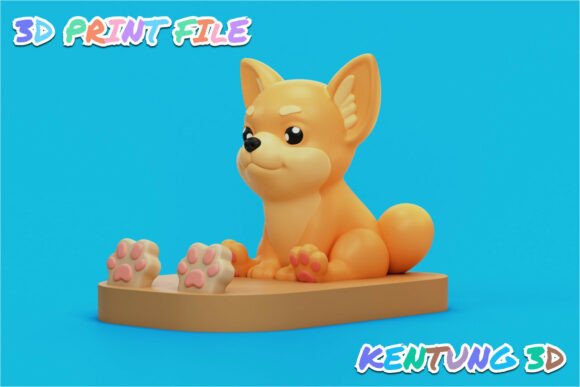 Chihuahua Phone Holder STL Model