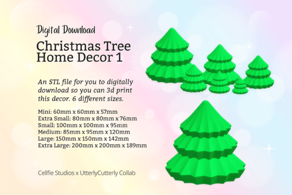 Christmas Tree 1 Home Decor STL File - D: Redefining Digital Craftsmanship for the Modern Maker