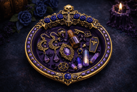 Gothic Jewelry Trinket Dish STL