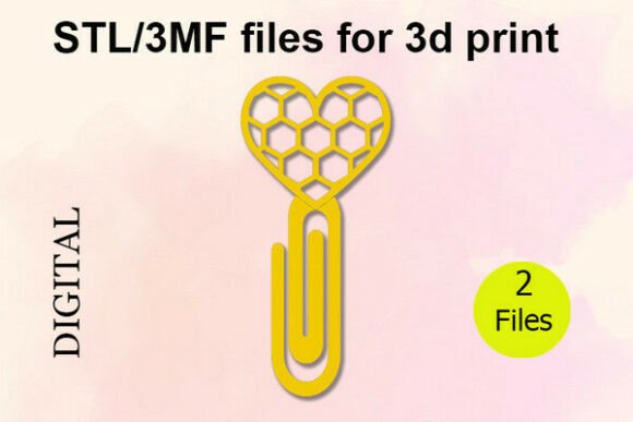 Paper Clips, Honeycombs Heart STL 3MF: A Strategic Tool for Creative and Functional Design