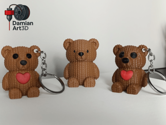 The Knitted Teddy Bear Keychain: A Fusion of Craft, Technology, and Personal Expression