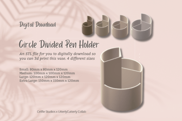 Transforming Your Workspace with the Circle Pen Pot 1 STL File