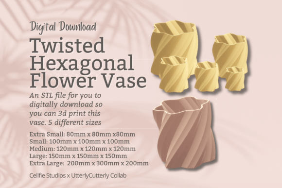 Twisted Hexagonal Flower Vase Planter Po: The Ultimate Digital Blueprint for Modern 3D Printing