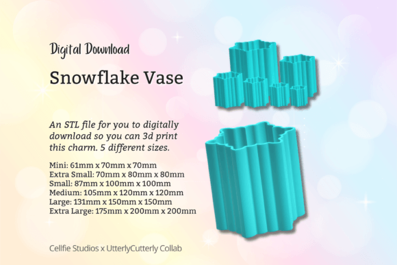 Unlock Creativity with the Snowflake Vase STL File: Your Ultimate Guide to 3D Printing a Modern Vintage Planter